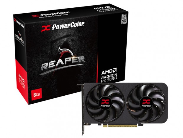 税込52,980円、PowerColor「Reaper AMD Radeon RX 9050 8GB GDDR6」発売