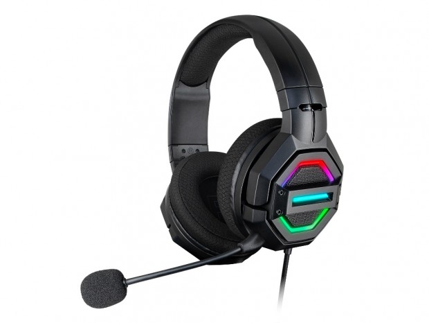 7.1chサラウンド対応RGBゲーミングヘッドセット、RACEN「INTENSE」