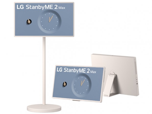 LG、持ち運べる32型4Kスマートディスプレイ「LG StanbyME 2 Max」