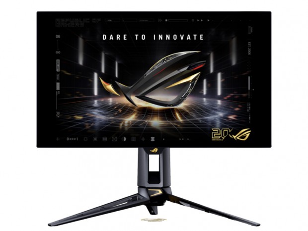 ROG、最大720Hzの20周年記念OLED「PG27AQWP-G EDITION 20」28日発売