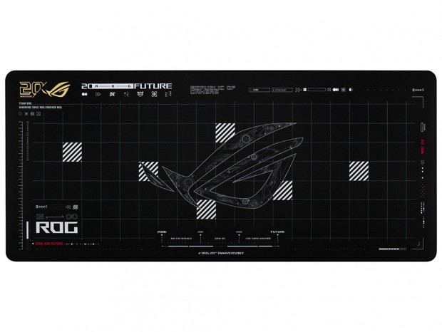 ROG、20周年記念の大型マウスパッド「SCABBARD II XXL EDITION 20」