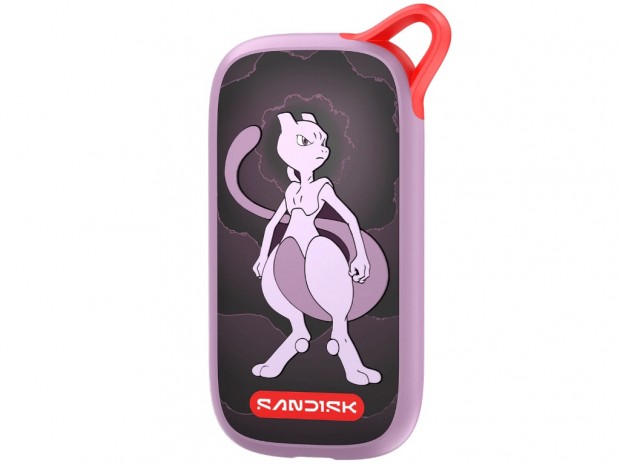 SANDISK Pokémon Portable SSD, Mewtwo Edition