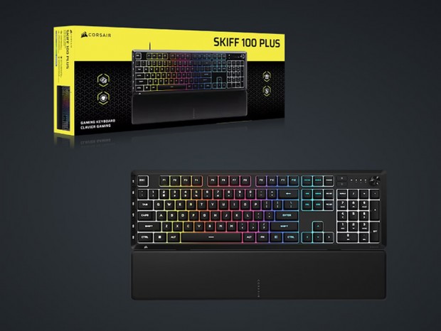 6つのGキーとメディアダイヤルを搭載、CORSAIR「SKIFF 100 PLUS」が明日発売