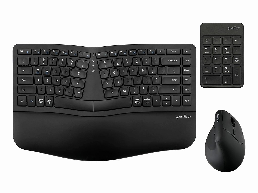 ボギー様 Perixx、左右分離キーボードや縦型マウスがセットになったエルゴ仕様の