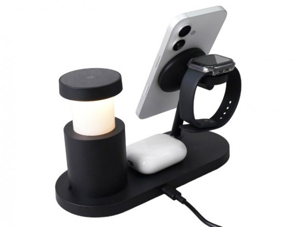 3台同時に力強く充電できるワイヤレス充電器