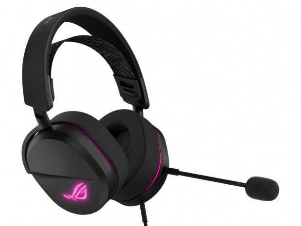 独自チタンコーティング振動板採用ヘッドセット、ASUS「ROG Pelta Core」