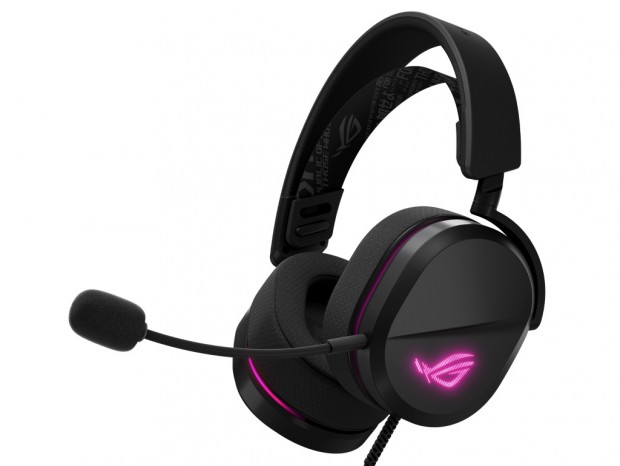独自チタンコーティング振動板採用ヘッドセット、ASUS「ROG Pelta Core」