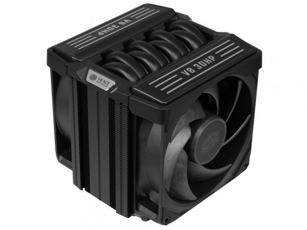 Cooler Master、3DHP+SCCHP搭載サイドフロー空冷クーラー「V8 ACE 3DHP Black」発売