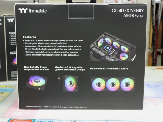 Thermaltake「CT EX INFINITY ARGB Sync」が発売