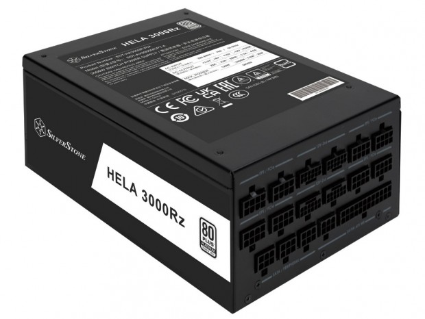 12V-2×6コネクタ×4搭載の3000W PLATINUM電源、SilverStone「HELA 3000Rz」
