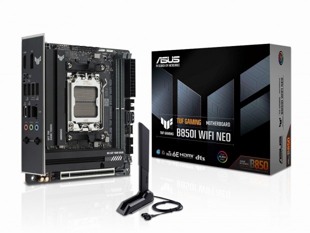 ASUS、TUF GAMINGシリーズ初のMini ITXマザーボード「TUF GAMING B850I WIFI NEO」