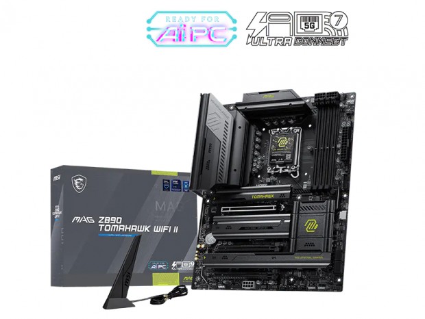 Wi-Fi 7と5G LAN搭載のZ890マザーボード、MSI「MAG Z890 TOMAHAWK WIFI II」