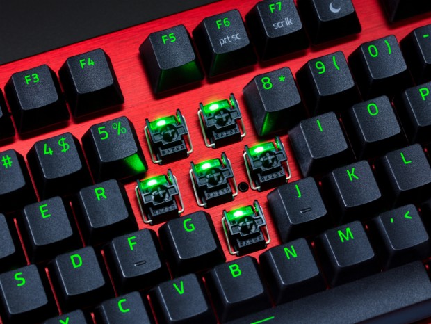 Razer、Sentinelsコラボの8KHz対応テンキーレスゲーミングキーボード発売