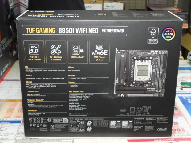 TUF GAMING B850I WIFI NEO