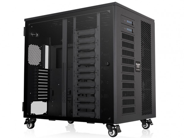 2台のPCを1台に収容できる巨大サーバーケース、Thermaltake「AX1000 TG」