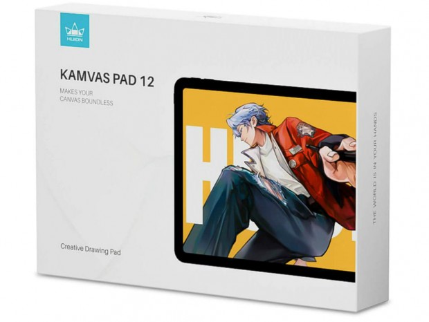16,384段階ペン付属のクリエイティブAndroidタブレット、HUION「Kamvas Pad 12」