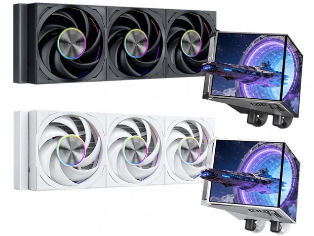 4インチデュアルIPSディスプレイ搭載のAIO水冷クーラー、CPS「DX360 Pro ARGB Display」