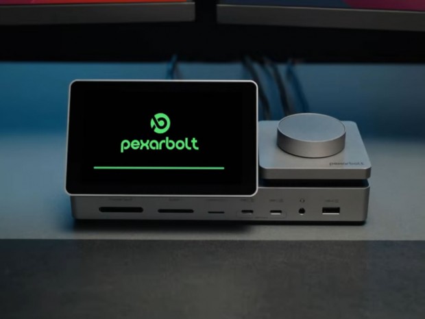 5インチ画面で動作を可視化、22ポート搭載Thunderbolt 5ドック「PexarBolt Ultra」
