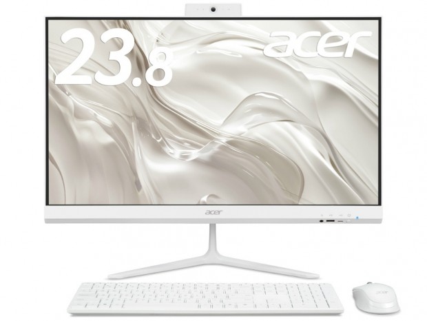 Acer、Ryzen搭載の23.8型AIOデスクトップPC「Aspire C 24」シリーズ計4機種