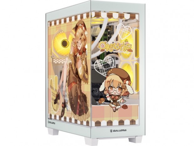 GALLERIA、描き下ろしイラストをあしらったVTuber「因幡はねる」コラボPC発売