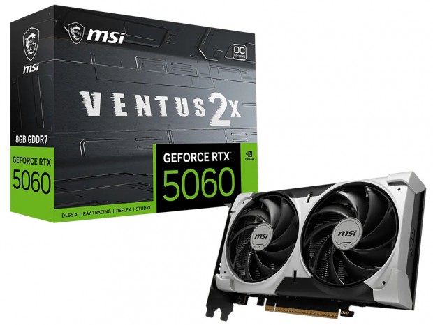 MSI「GeForce RTX 5060 8G VENTUS 2X OC V1」