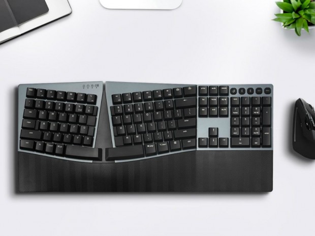Perixx、左右分離レイアウトのワイヤレスメカニカルキーボード「PERIBOARD-735」