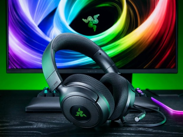 Razer、触覚フィードバック搭載ヘッドセット「Kraken V4 X Sensa HD Haptics Edition」