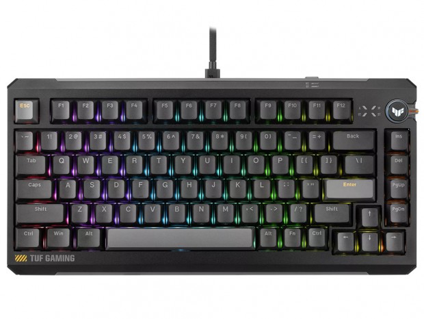 ASUS、ラピッドトリガーを即切替できる75％磁気式キーボード「TUF Gaming K4 Magnetic」