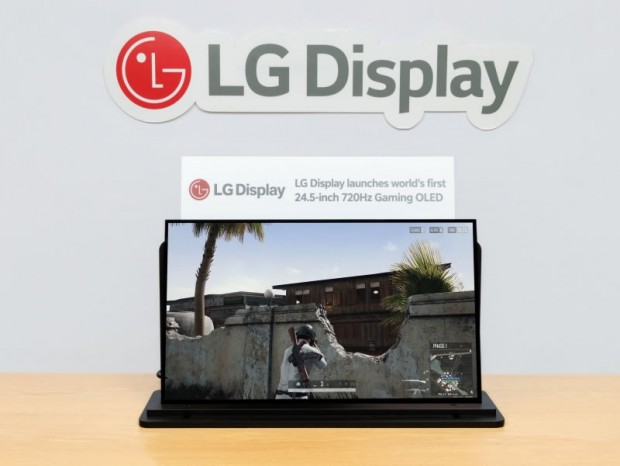 世界初のeスポーツ向け24.5型ゲーミングOLED、LG Displayが量産を開始