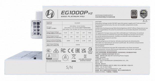EDGE Platinum V2 1000W with EDGE Hub V2