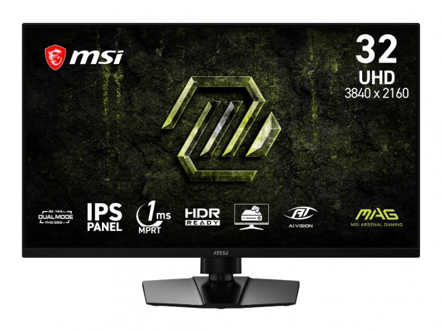 MSI、デュアルモード対応31.5型4Kゲーミングディスプレイ「MAG 321UPD E14」