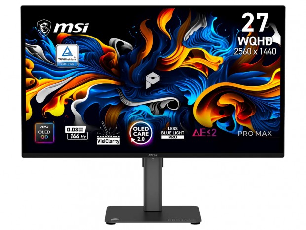 MSI、第5世代QD-OLED採用34型UWQHDディスプレイ「PRO MAX 341QPXW14G」など2種