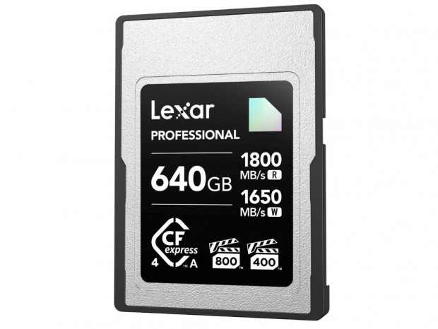 pSLC採用のCFexpress 4.0 Type Aカード、Lexar「DIAMOND」シリーズ