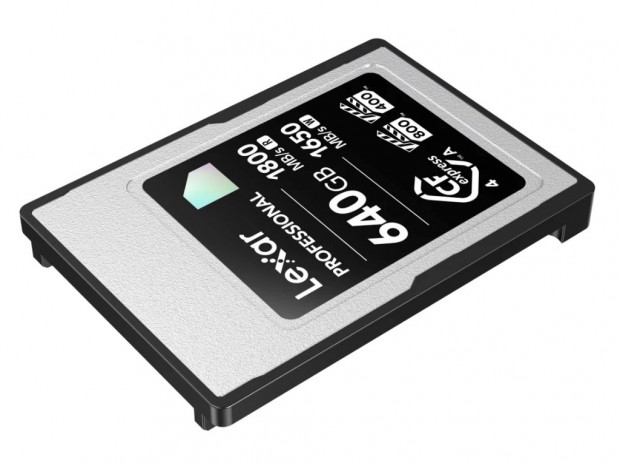 pSLC採用のCFexpress 4.0 Type Aカード、Lexar「DIAMOND」シリーズ