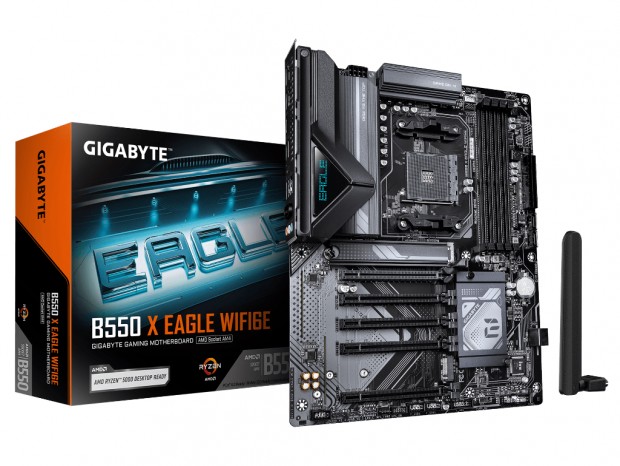 GIGABYTE、Wi-Fi 6E搭載のAM4マザーボード「B550 X EAGLE WIFI6E」