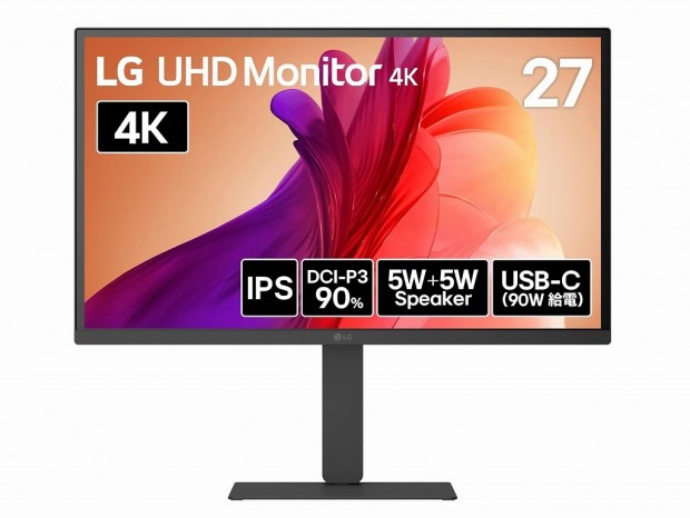 【Amazonタイムセール】4系統入力＆PD給電に対応したLGの27型4K液晶「27U730A-B」が22％オフ