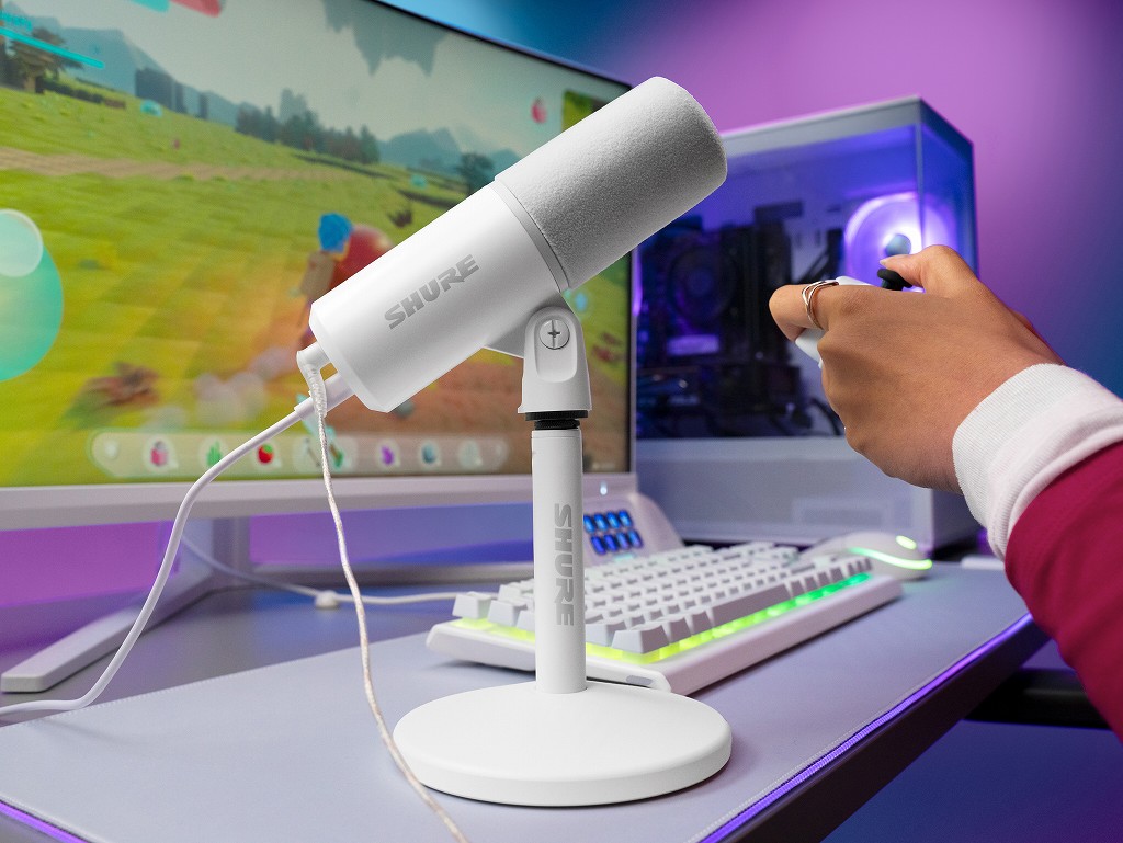 Shure、音声レベルを自動で最適化してくれるUSBゲーミングマイク「MV6