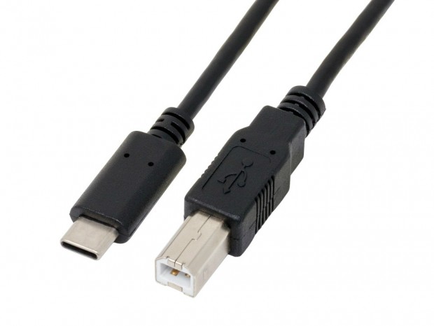 2重シールド構造のUSB Type-C to USB Type-Bケーブルがアイネックスから