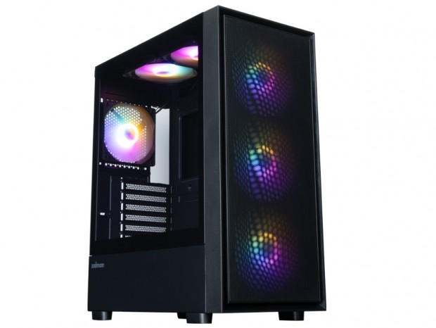 140mmファン3基標準のフロントメッシュミドルタワー、ZALMAN「S6 V2 BLACK」
