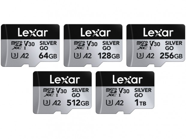最大読込250MB/sのmicroSDカード、Lexar「Professional SILVER GO」発売
