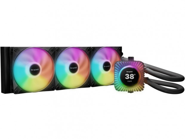 2.1型IPSディスプレイ搭載AIO水冷クーラー、be quiet!「LIGHT LOOP IO LCD 360mm」