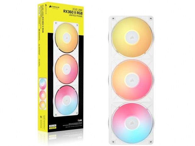 CORSAIR、iCUE対応磁気ドームベアリングファン「iCUE LINK RX II RGB」計8製品
