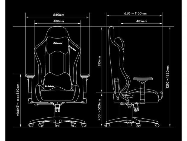 身長200cmでもジャストフィット。細身の高身長ゲーマーに捧げる限定チェア