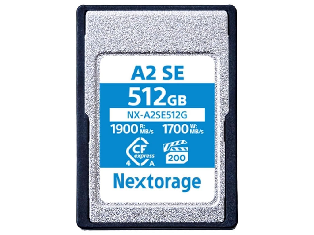 プライム感謝祭】読込1,900MB/sのCFexpress Type A、Nextorage製512GB