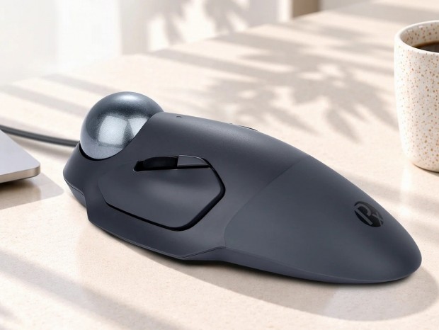 Perixx、40mm径ボール採用の人差し指操作エルゴトラックボール2製品