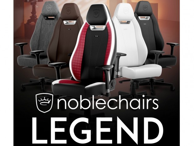 noblechairs、スポーツカーに着想を得た高級デスクチェア「LEGEND」発売