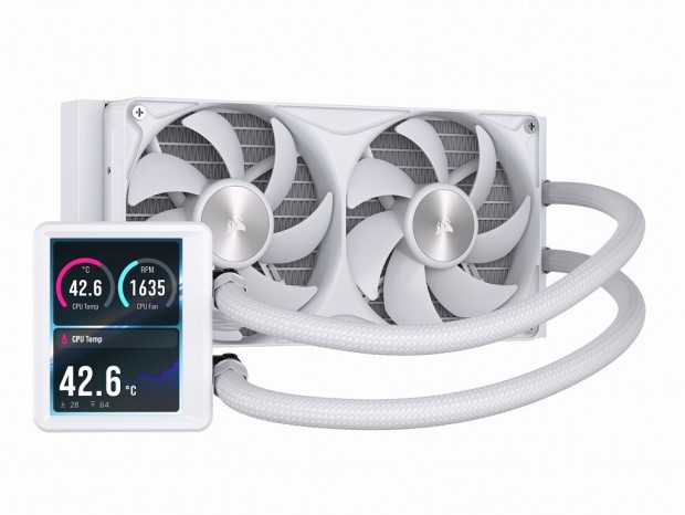 CORSAIR、高効率ポンプ＆一体型フレームファン採用のAIO水冷「NAUTILUS II RS LCD」など全10モデル