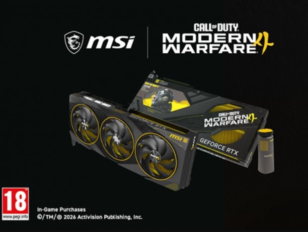 MSI、ヒートシンクがイエローの「CoD:Modern Warfare 4」コラボ版GeForce RTX 5080
