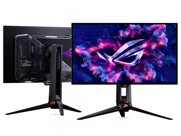 ASUS、RGBストライプ有機ELとGaNFET採用の4K/240Hzゲーミングディスプレイ2機種