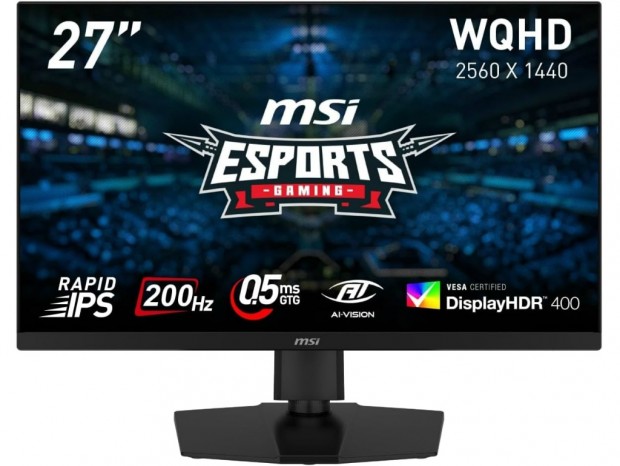 【Amazonタイムセール】200Hz/0.5msに対応するMSIの27型WQHDディスプレイが24％オフ